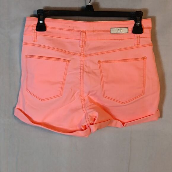 Lei Tatum High Rise Women's Stretch Demim Shorts - Picture 2 of 6